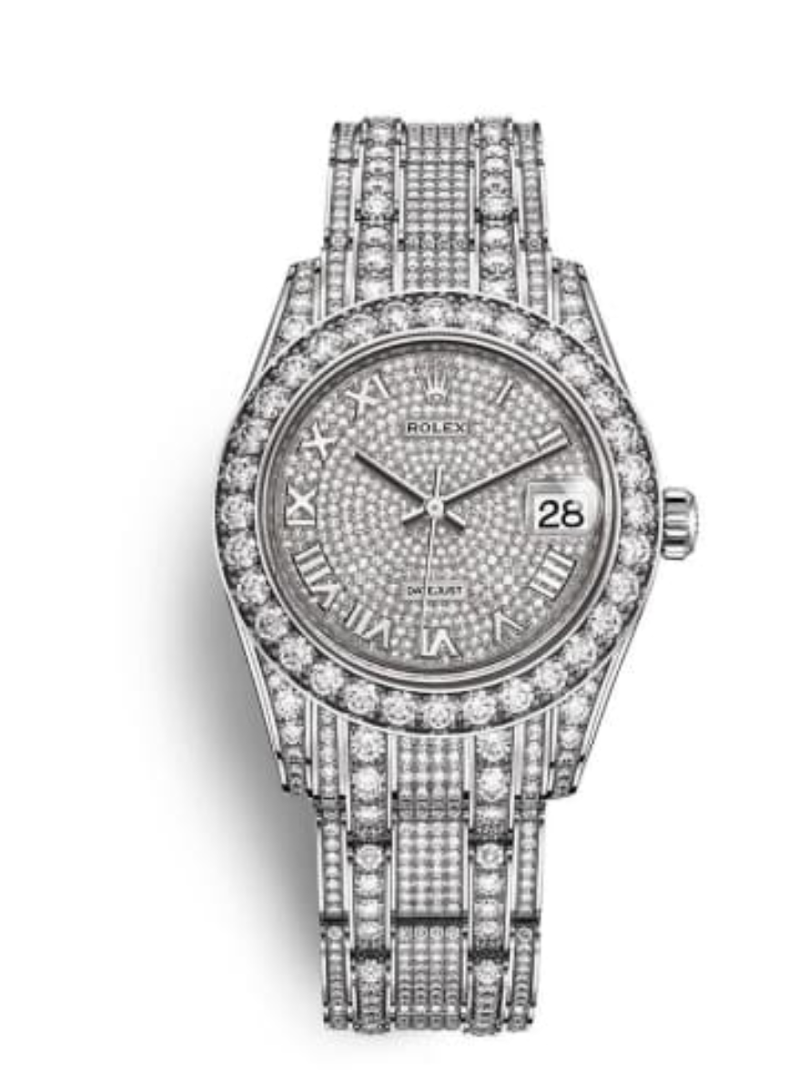 Rolex Pearlmaster Customized Diamond  Bezels