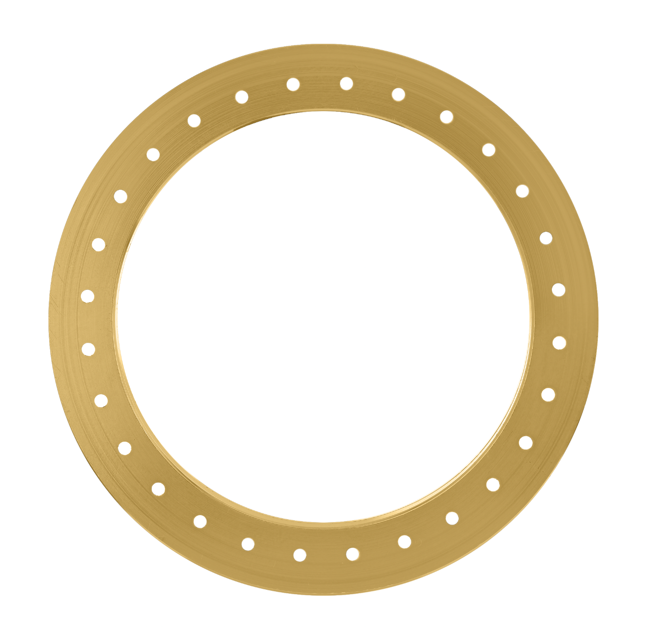42mm Pave Two Prong 5.00ct Custom Diamond Bezel 14K Yellow Gold
