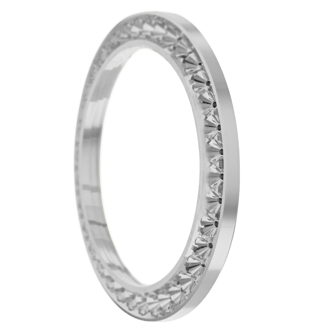 42mm Pave Two Prong 7.25ct Custom Diamond Bezel Alloy - Blank