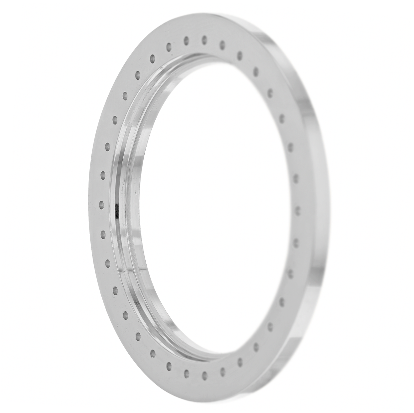 44mm Pave Two Prong 6.20ct Custom Diamond Bezel 14K White Gold - Blank
