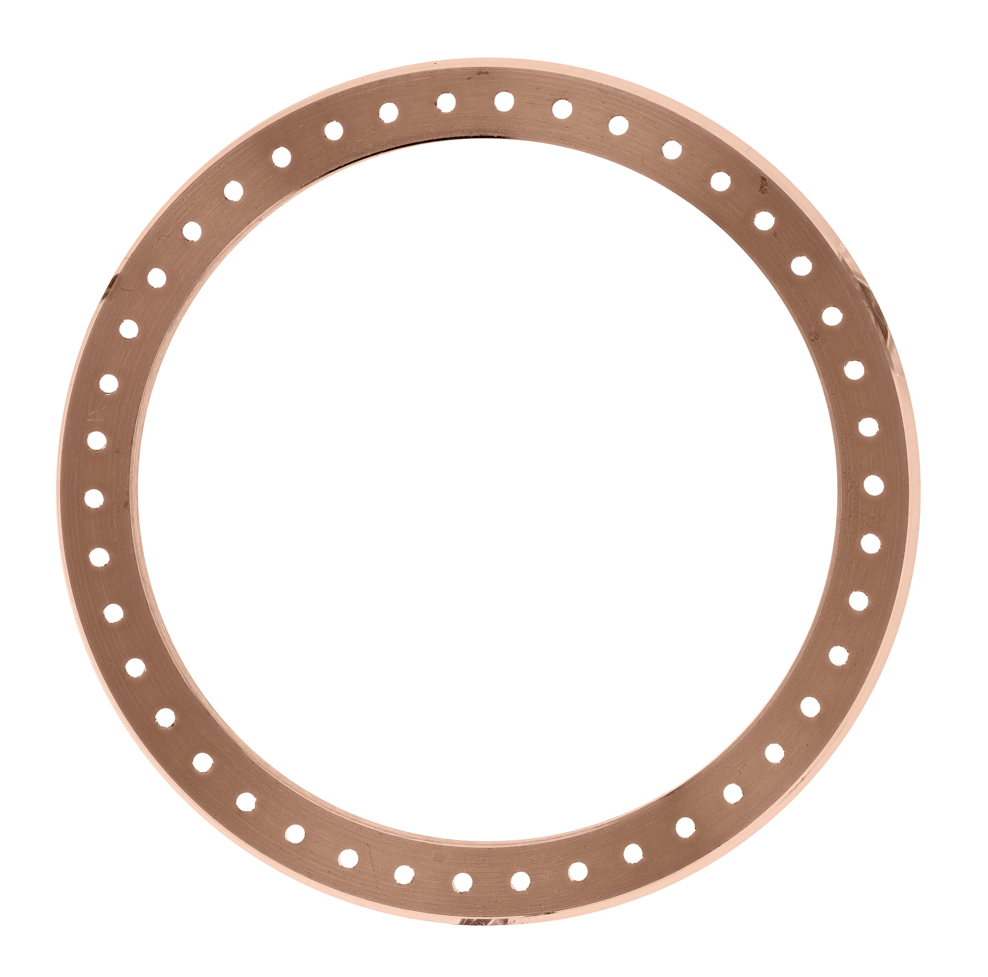 44mm Pave Two Prong 6.20ct Custom Diamond Bezel 18K Rose Gold - Blank