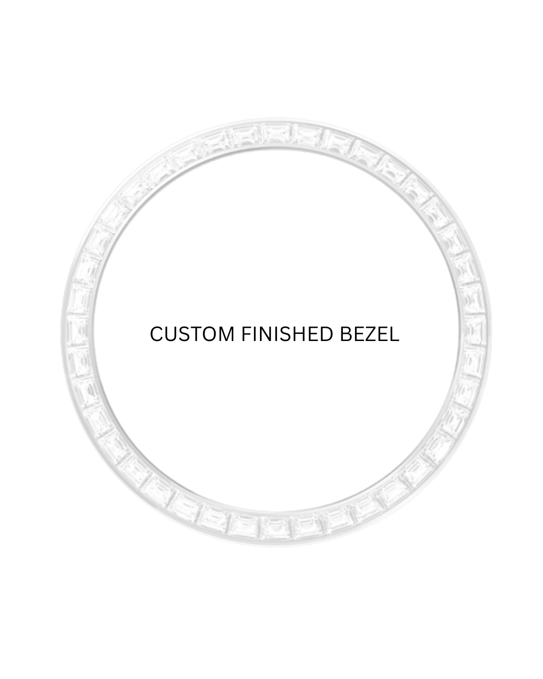 Custom Bezel Diamonds Princess Cut Sapphire Stones 14K Yellow Gold