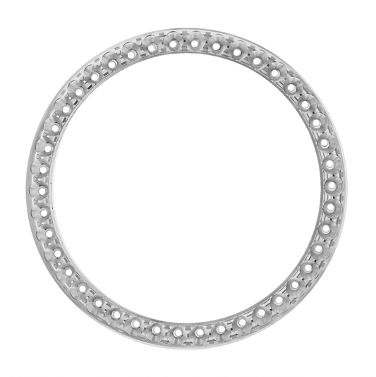 36mm Pave Two Prong 2.20ct Custom Diamond Bezel Alloy - Blank Pave Two Prong