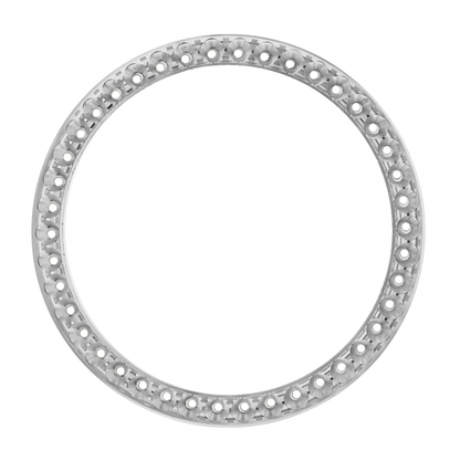 36mm Pave Two Prong 2.20ct Custom Diamond Bezel Alloy Pave Two Prong / I-I