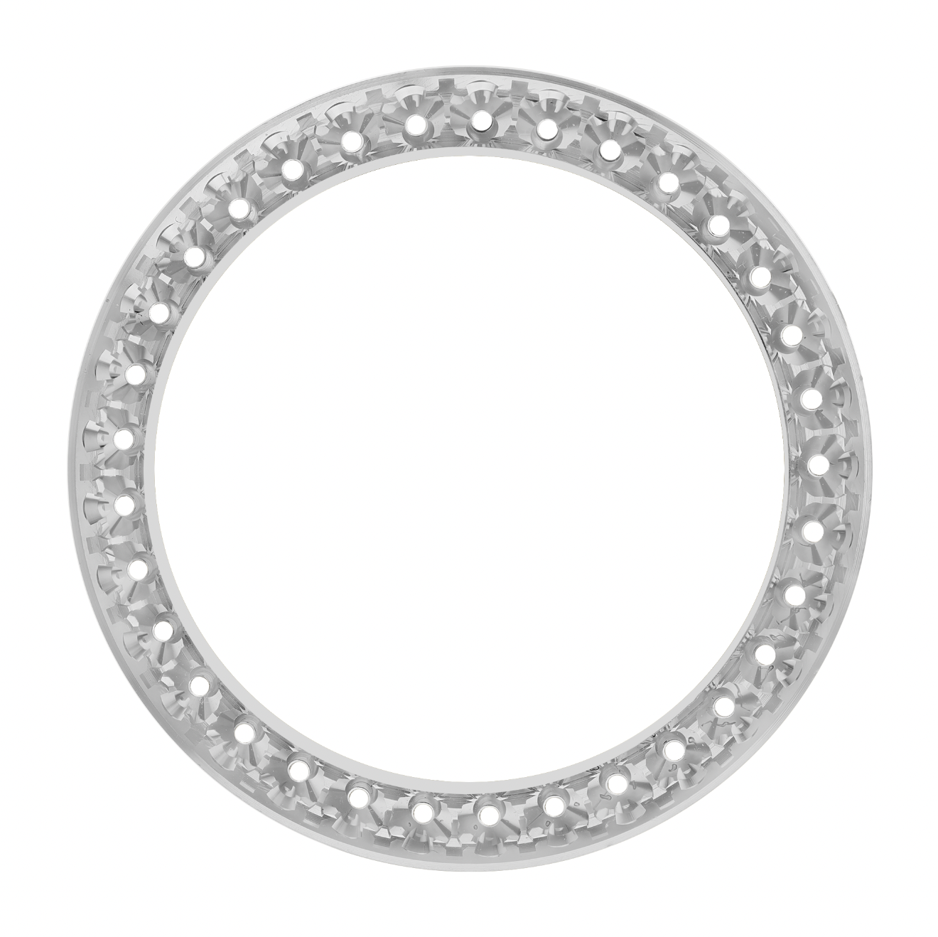 36mm Pave Two Prong 4.00ct Custom Diamond Bezel Alloy Pave Two Prong / I-I