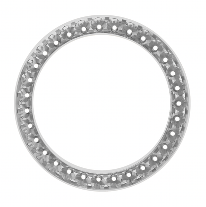 36mm Pave Two Prong 5.00ct Custom Diamond Bezel Alloy - Blank Pave Two Prong