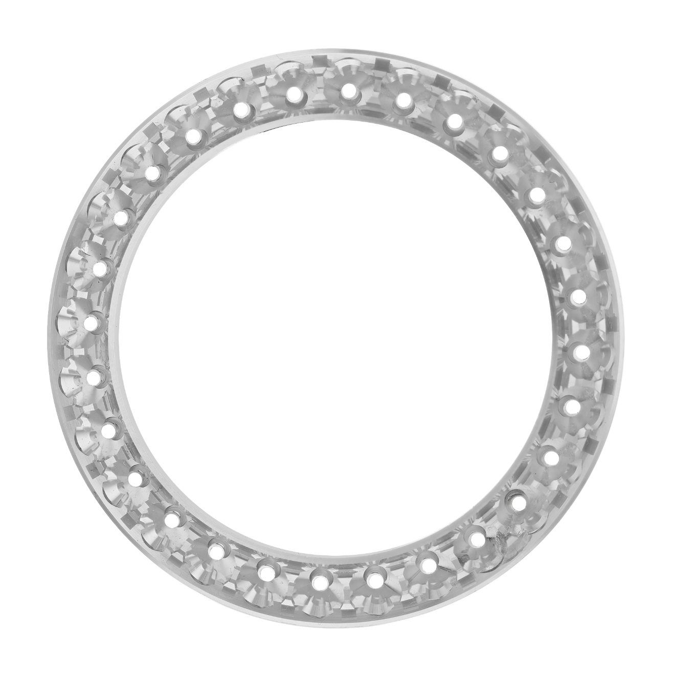 36mm Pave Two Prong 5.60ct Custom Diamond Bezel Alloy - Blank Pave Two Prong