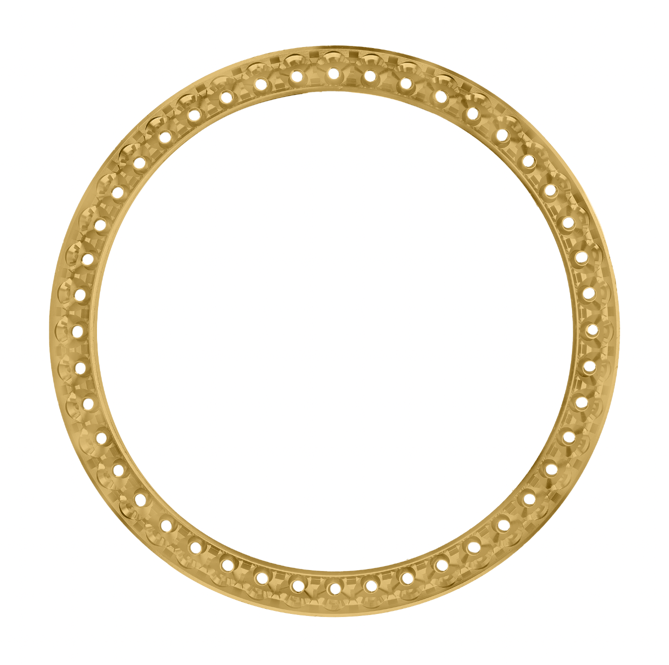 36mm Pave Two Prong 1.80ct Custom Diamond Bezel 18K Yellow Gold - Blan ...