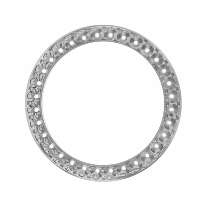 26mm Pave Two Prong 1.50ct Custom Diamond Bezel Alloy - Blank Pave Two Prong