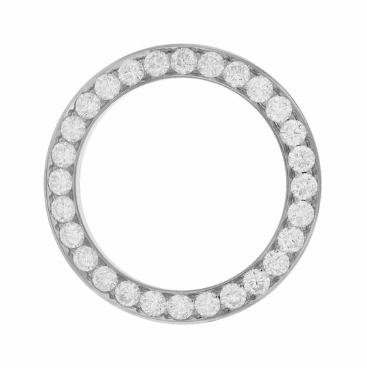 26mm Pave Two Prong 2.00ct Custom Diamond Bezel Alloy - Blank Pave Two Prong