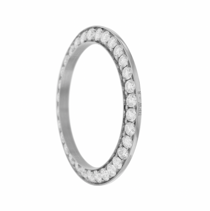 26mm Custom 1.0ct Diamond Bezel 14K White Gold