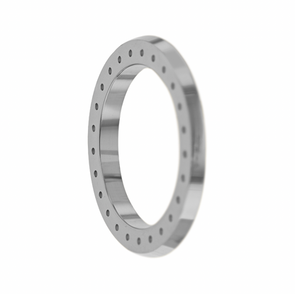 26mm Pave Two Prong 2.50ct Custom Diamond Bezel 14K White Gold - Blank Pave Two Prong