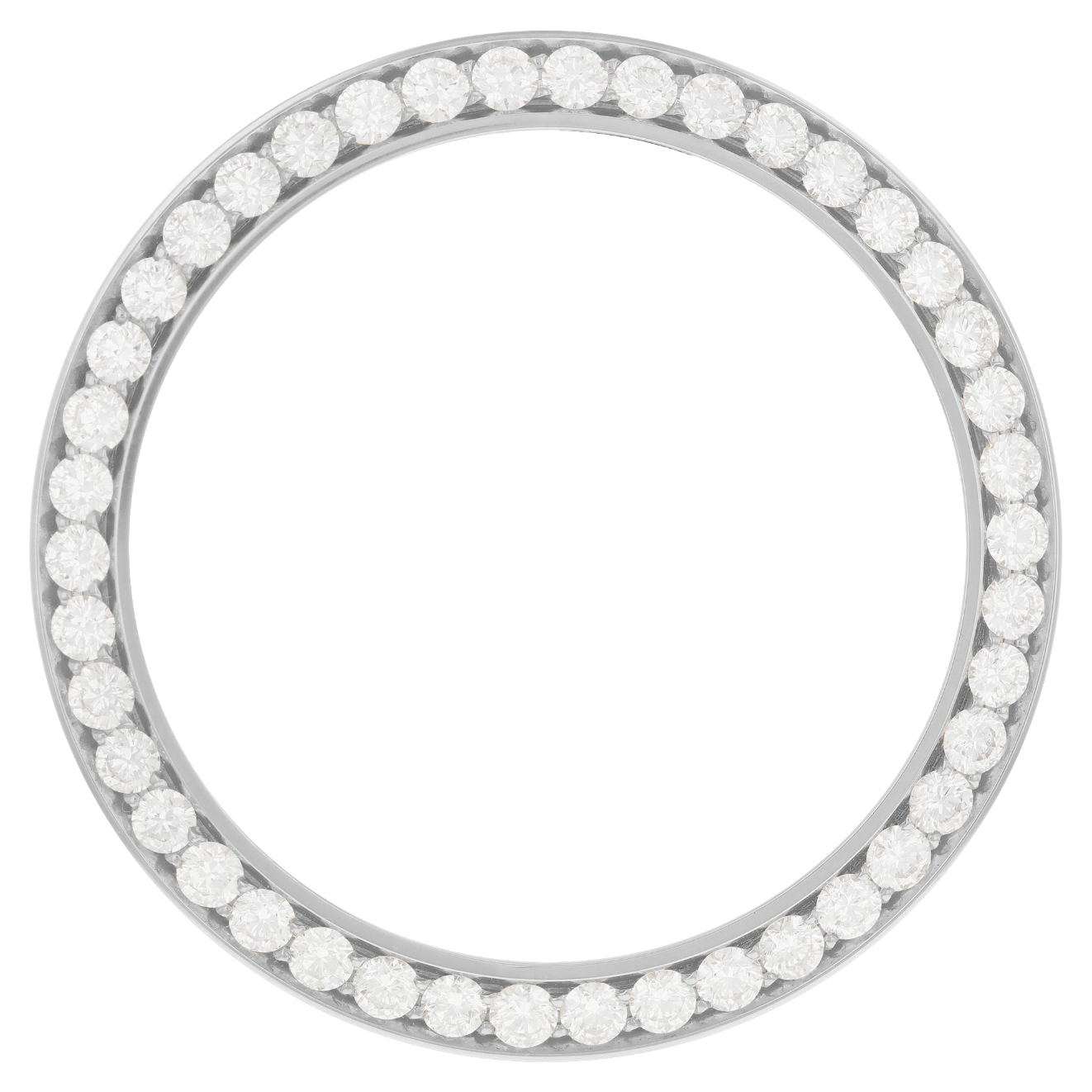 41mm Pave Two Prong 3.10ct Custom Diamond Bezel 14K White Gold – Bezels ...
