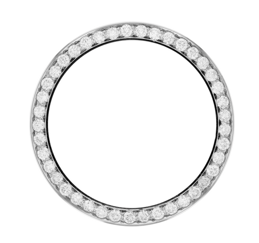 40mm Pave Two Prong 3.00ct Custom Diamond Bezel Alloy - Blank Pave Two Prong