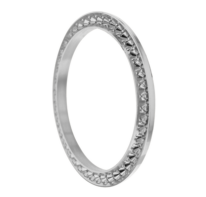 40mm Pave Two Prong 3.00ct Custom Diamond Bezel Alloy - Blank Pave Two Prong