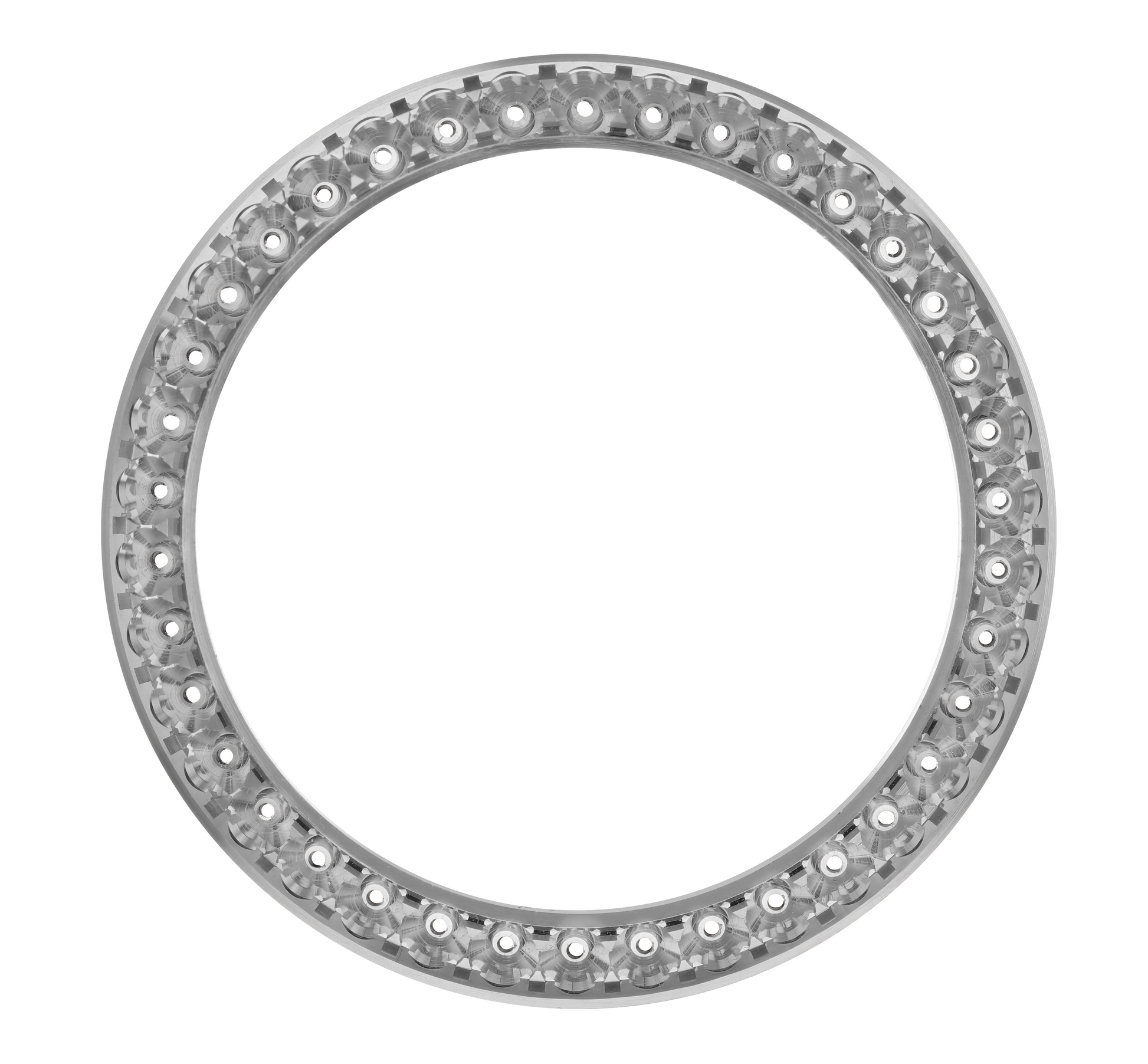 40mm Pave Two Prong 3.70ct Custom Diamond Bezel Alloy - Blank Pave Two Prong