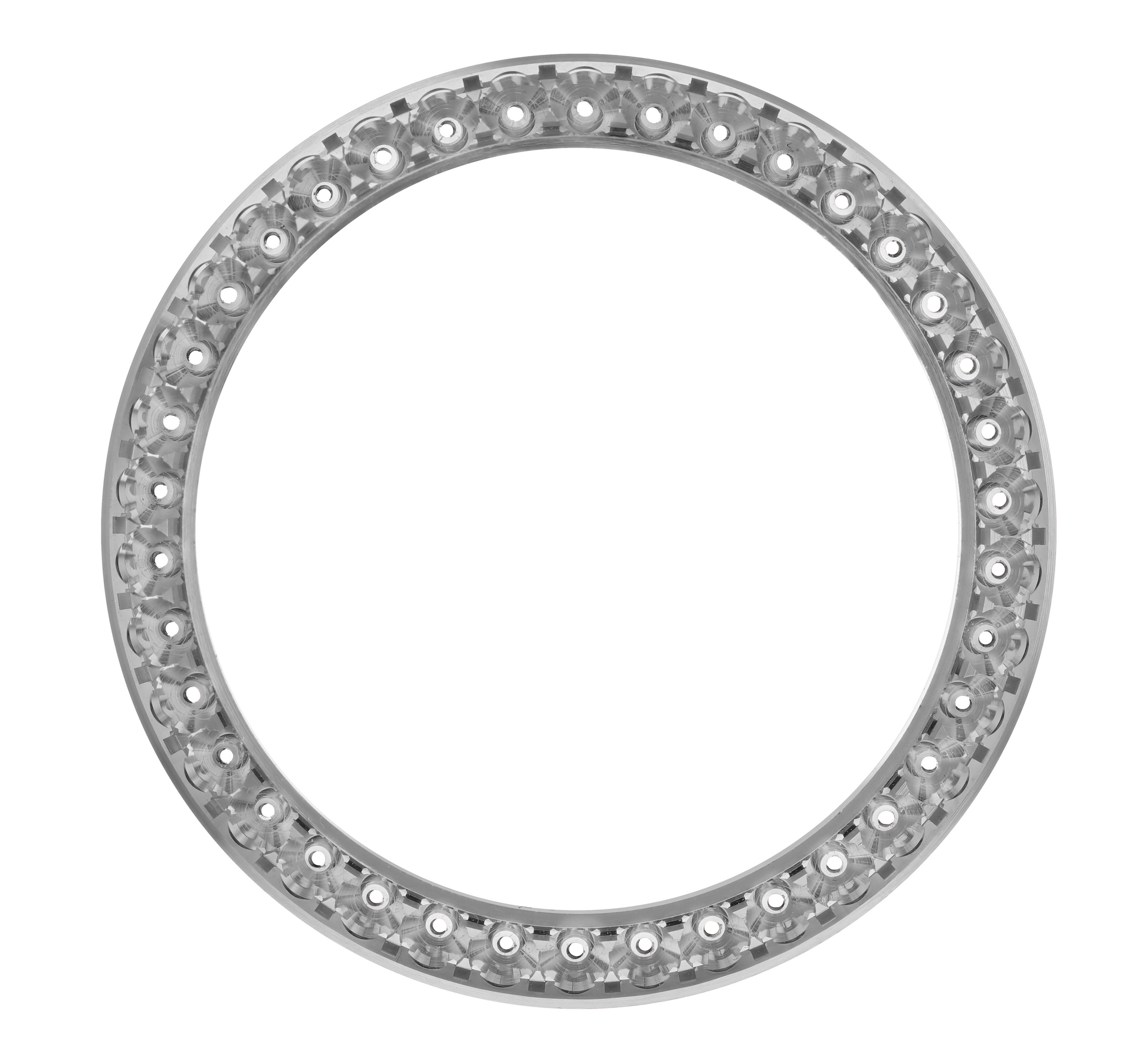 40mm Pave Two Prong 3.70ct Custom Diamond Bezel 14K White Gold Pave Two Prong / H-SI2