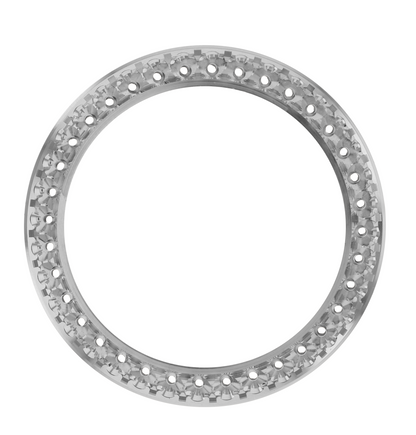 40mm Pave Two Prong 4.20ct Custom Diamond Bezel 14K White Gold Pave Two Prong / H-SI2