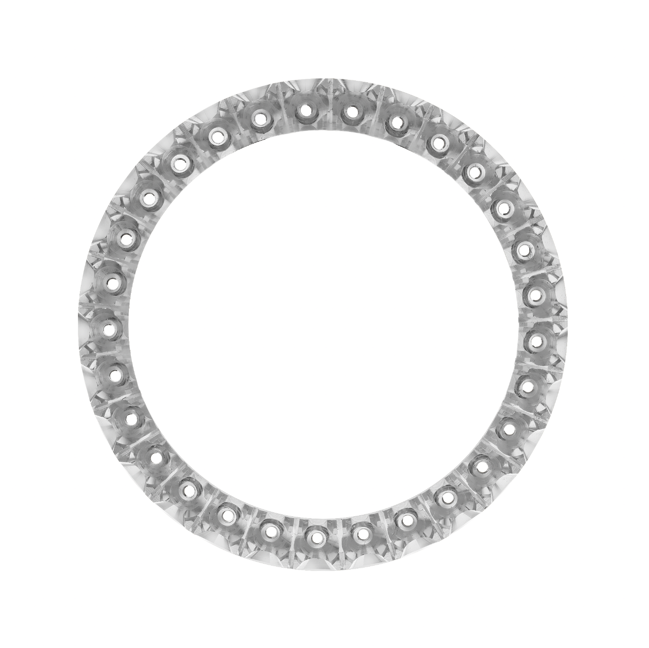 31mm Custom 2.9ct Diamond Bezel Alloy U-Shape / I/J-I Eye Clear