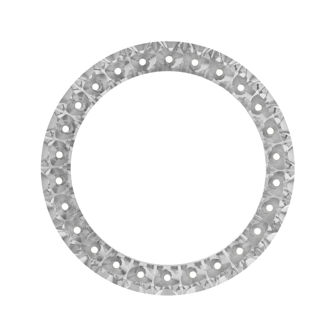 31mm Custom 3.9ct Diamond Bezel  Alloy U-Shape / I/J-I Eye Clear