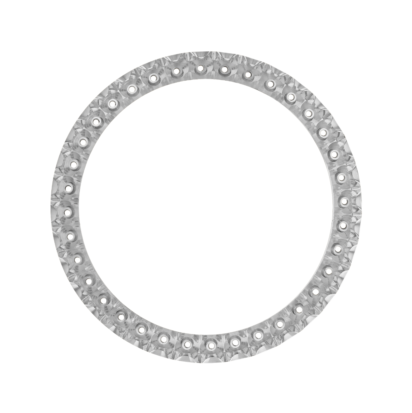 26mm Custom 1.1ct Diamond Bezel  14K White Gold U-Shape / H/I-SI2