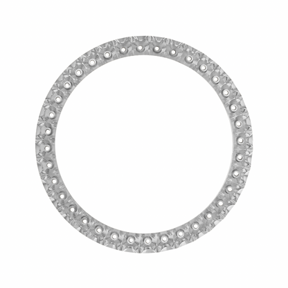 26mm Custom 1.1ct Diamond Bezel  14K White Gold U-Shape / H/I-SI2