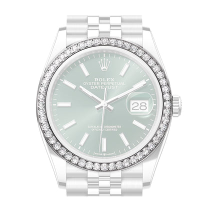 Datejust 36mm - 18K Gold 1.3ct