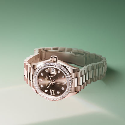 Lady Datejust 26mm - 18K Gold 0.70ct