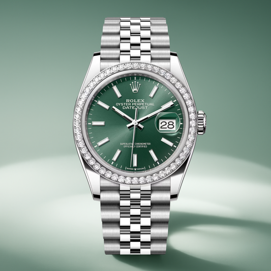 Datejust 36mm - 18K Gold 1.3ct