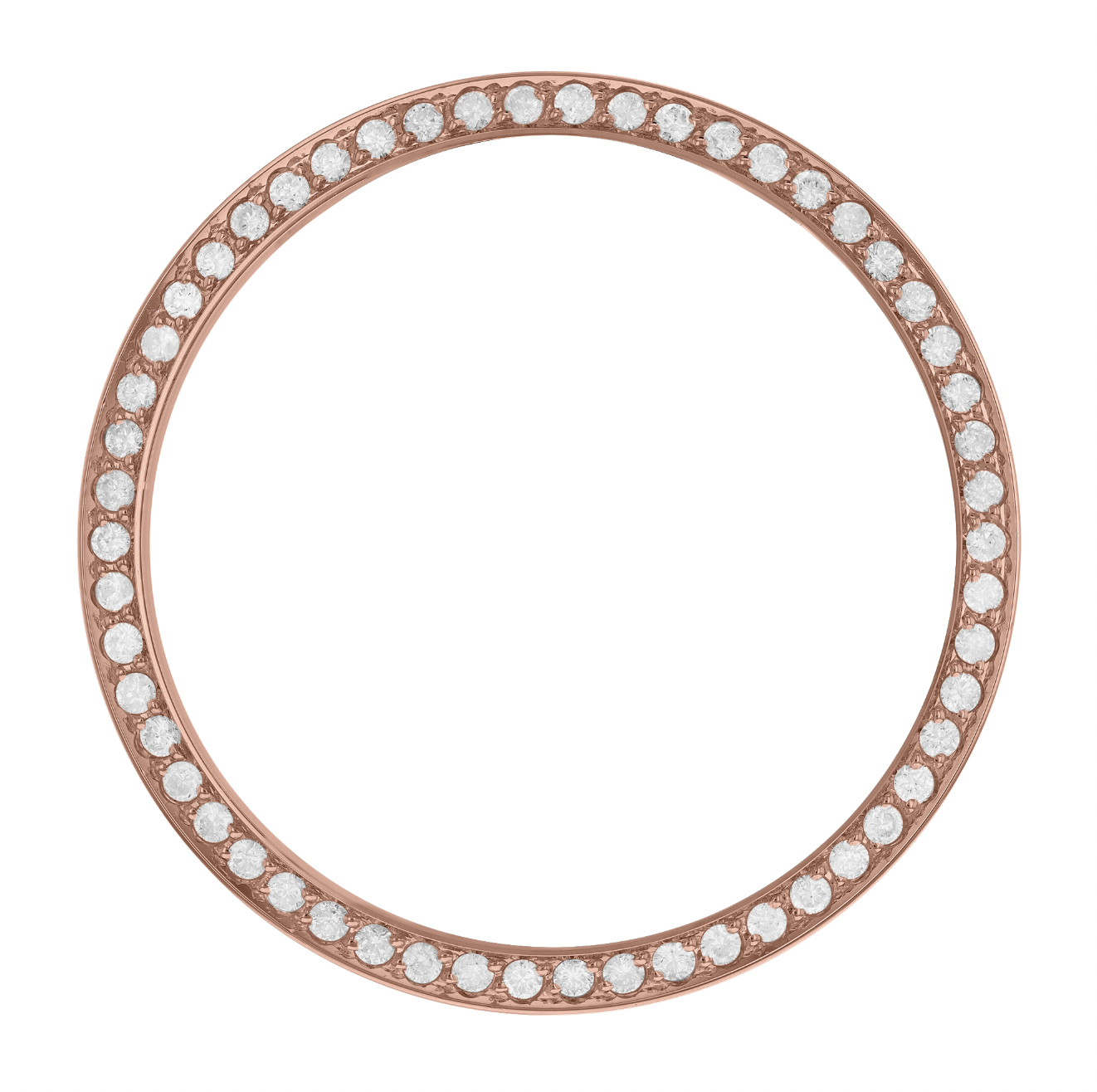 rose gold bezel