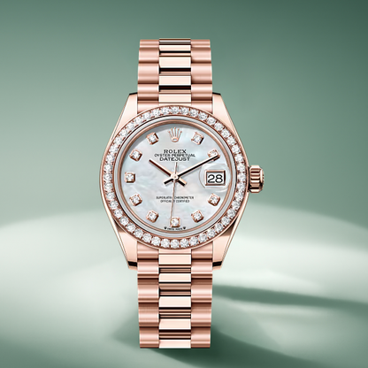 Lady Datejust 26mm - 18K Gold 0.70ct
