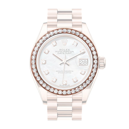 Lady Datejust 26mm - 18K Gold 0.70ct
